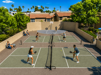 Pickleball court